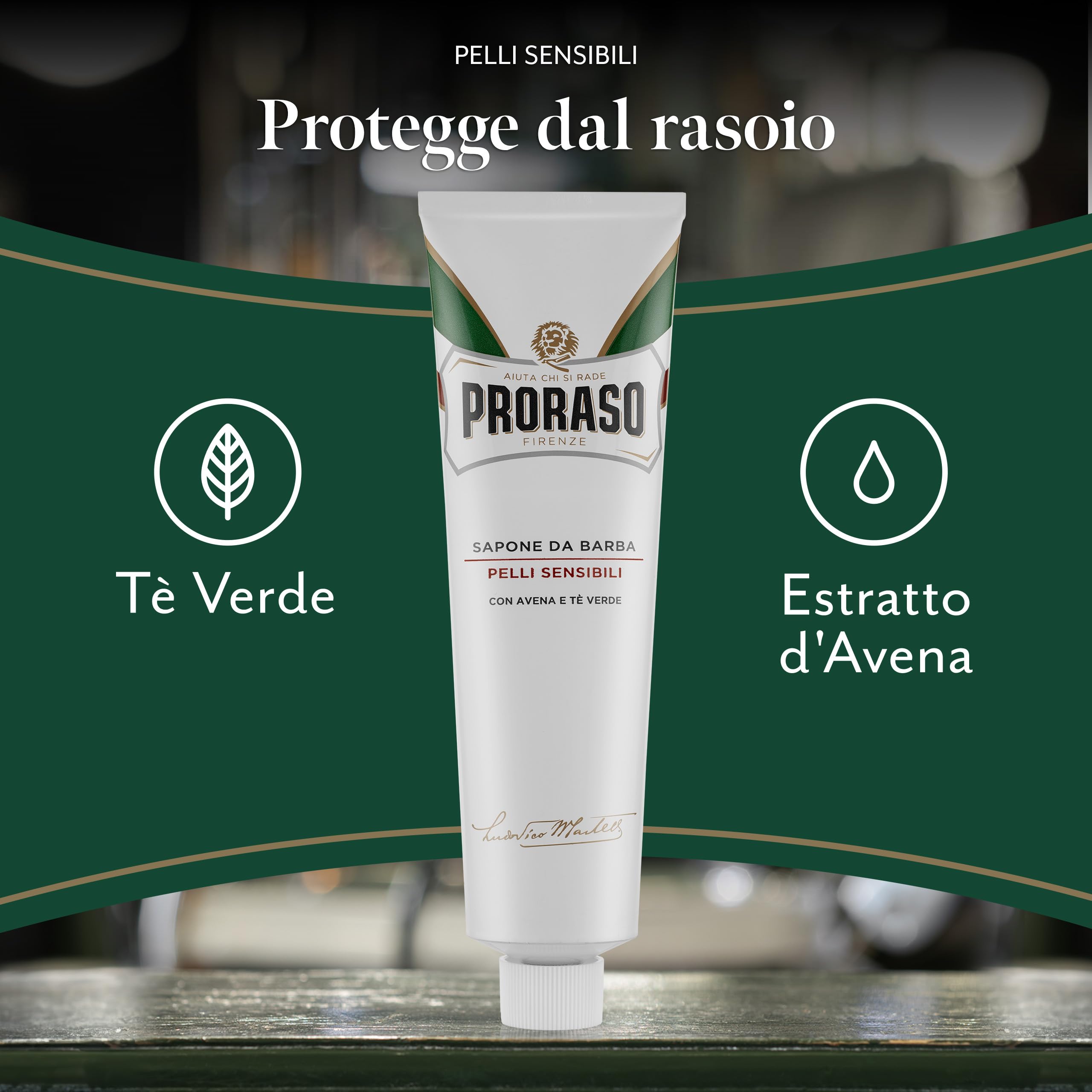 Proraso - Sapone da Barba, Pelli Sensibili, Anti-Irritaizone - 150 ml