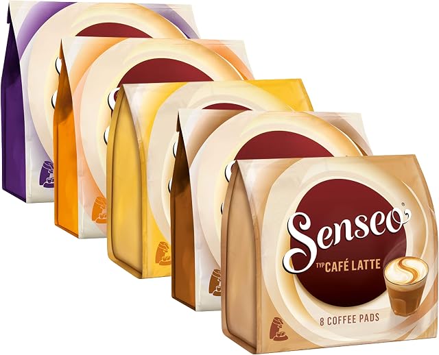 SENSEO saszetki z kawą Creamy Collection - różnorodny zestaw 5 rodzajów