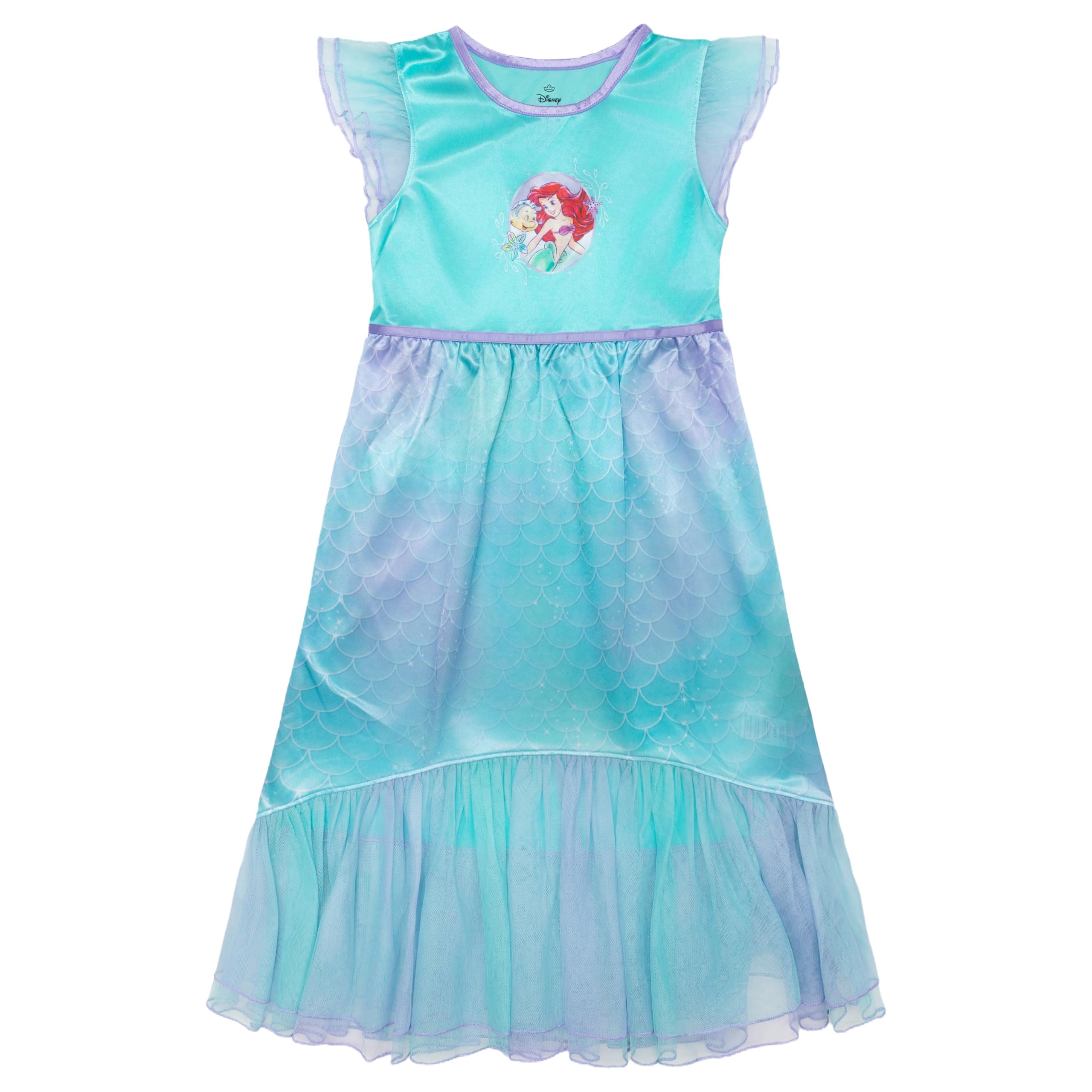 Disney Toddler/Little/Big Girls' Princess Fantasy Gown Nightgown