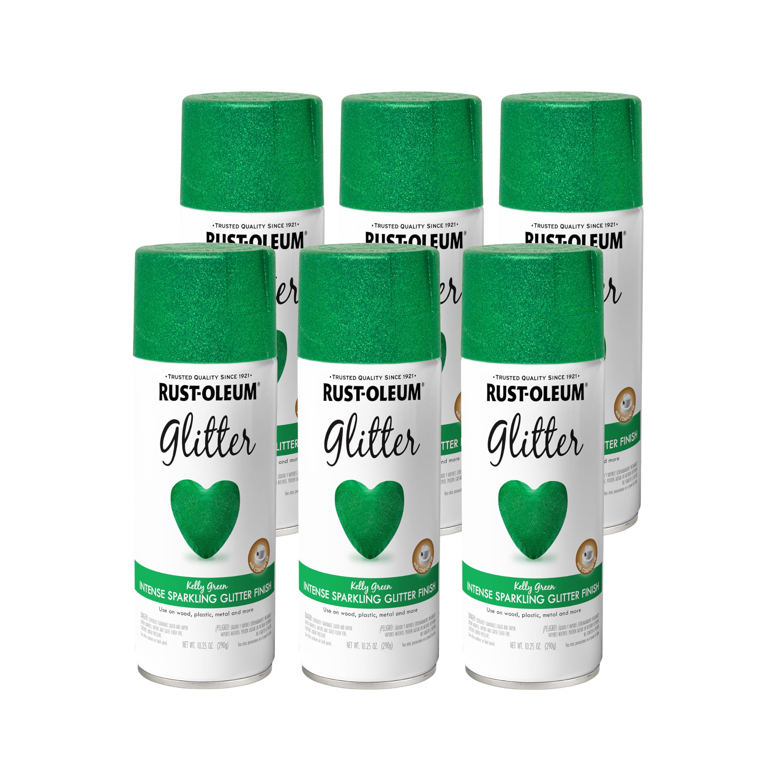 Rust-Oleum Glitter Kelly Green Spray Paint
