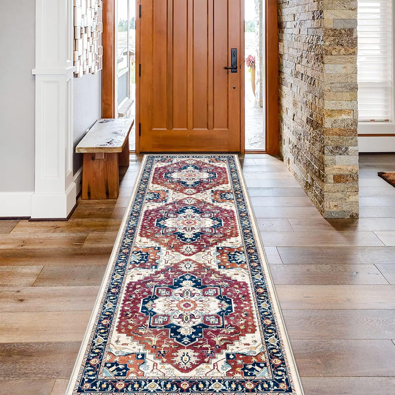 TOPRUUG Washable Runner Rug 2x7 Hallway Runner Rug