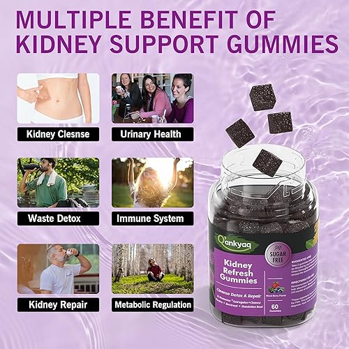 Miniatura 7 de Q'ankyaq Gomitas orgánicas de aceite de orégano con aceite de semilla negra y gomitas de desintoxicación y reparación de riñones