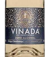 Vista 3 de VINADA - Crispy Chardonnay Mini - Vino Cero Alcohol - 6.8 fl oz (24 Botellas de Vidrio)
