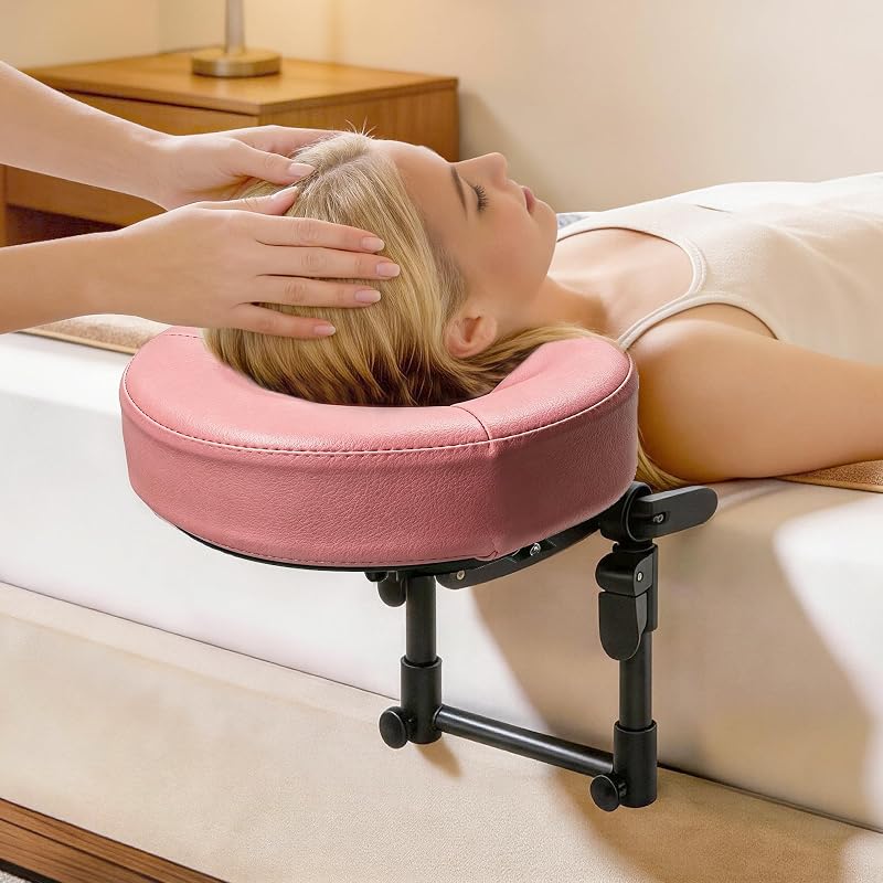Apoio de cabeça para cama Toptople com almofada facial e suporte ajustável
