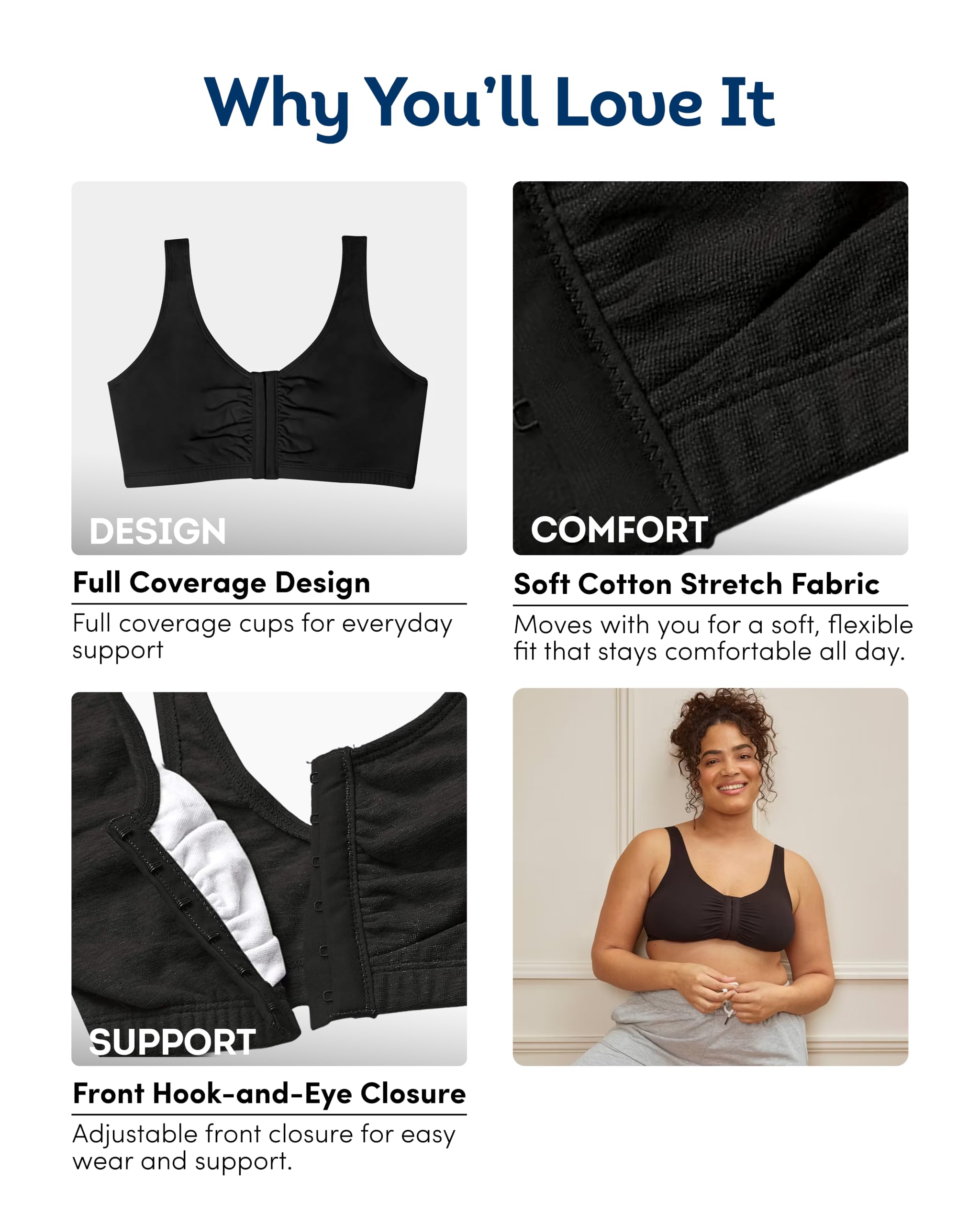 Fruit of the Loom Reggiseno Sportivo con Chiusura Lampo Reggiseno Sportivo Donna (Pacco da 1)