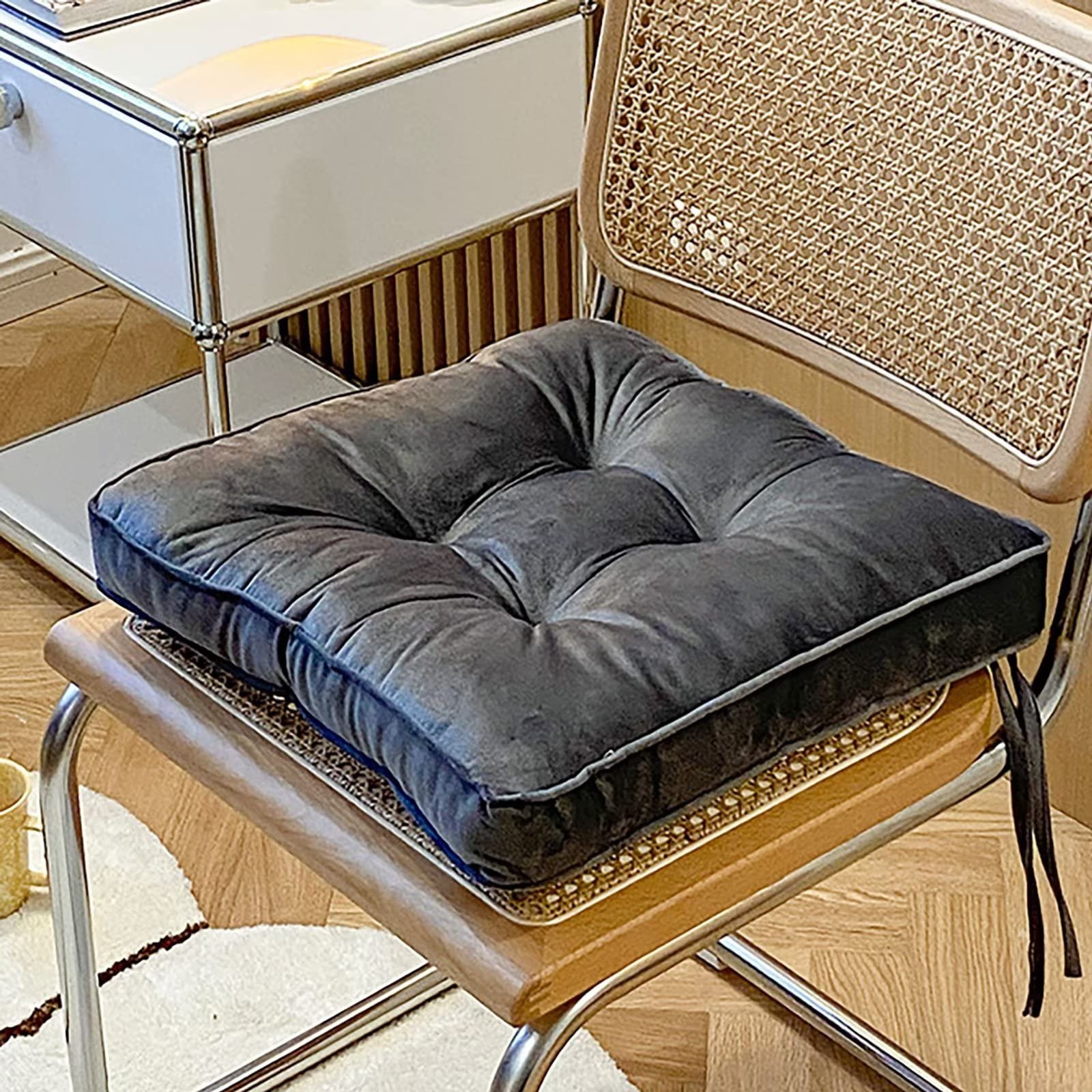 Coussin de chaise de salle à manger antidérapant et extra épais 40x40 cm