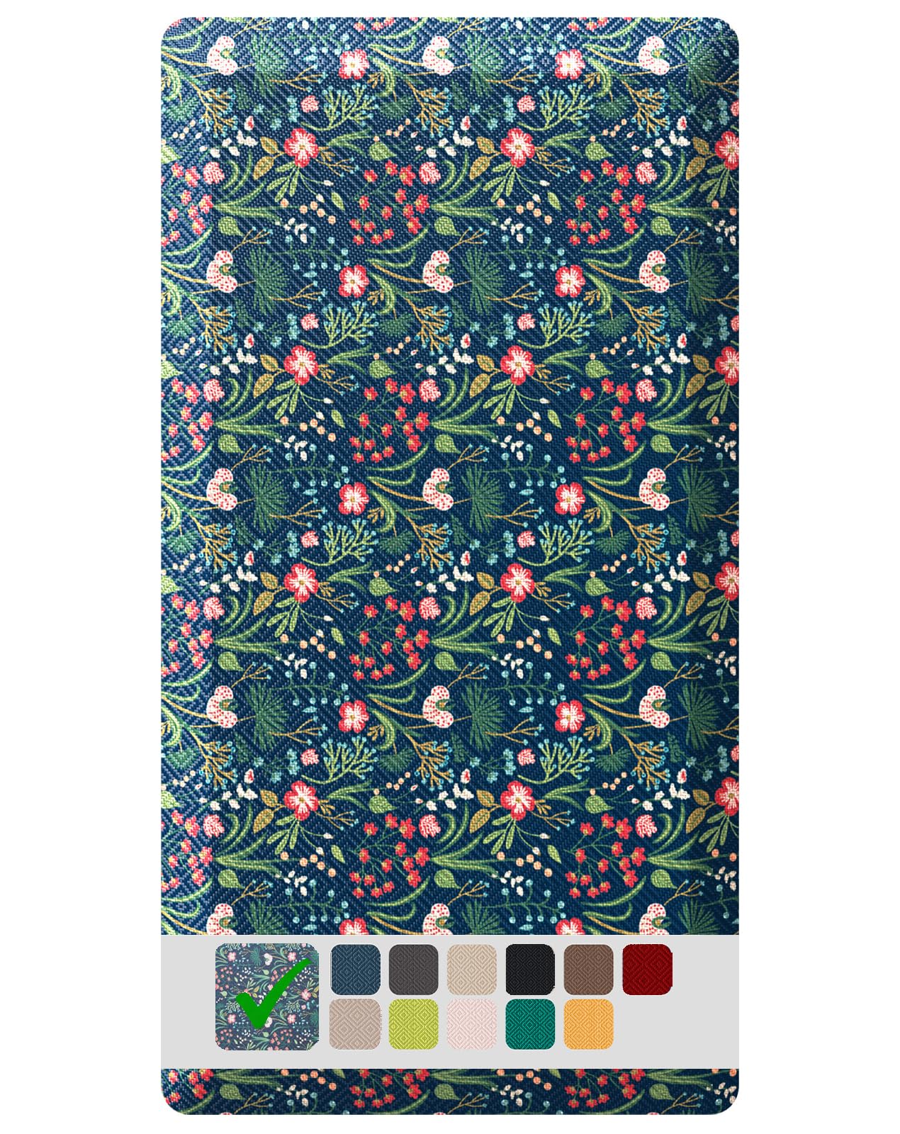 Ophanie Kitchen Mats for Floor,3/4 inch Thick,20x48 Anti Fatigue Cushioned Mat,Kitchen Rugs,Waterproof,Comfort Ergonomic Standing Mat for Office,Home,Sink with 99+ Pairs of Anti-Slip Bottom Ridges