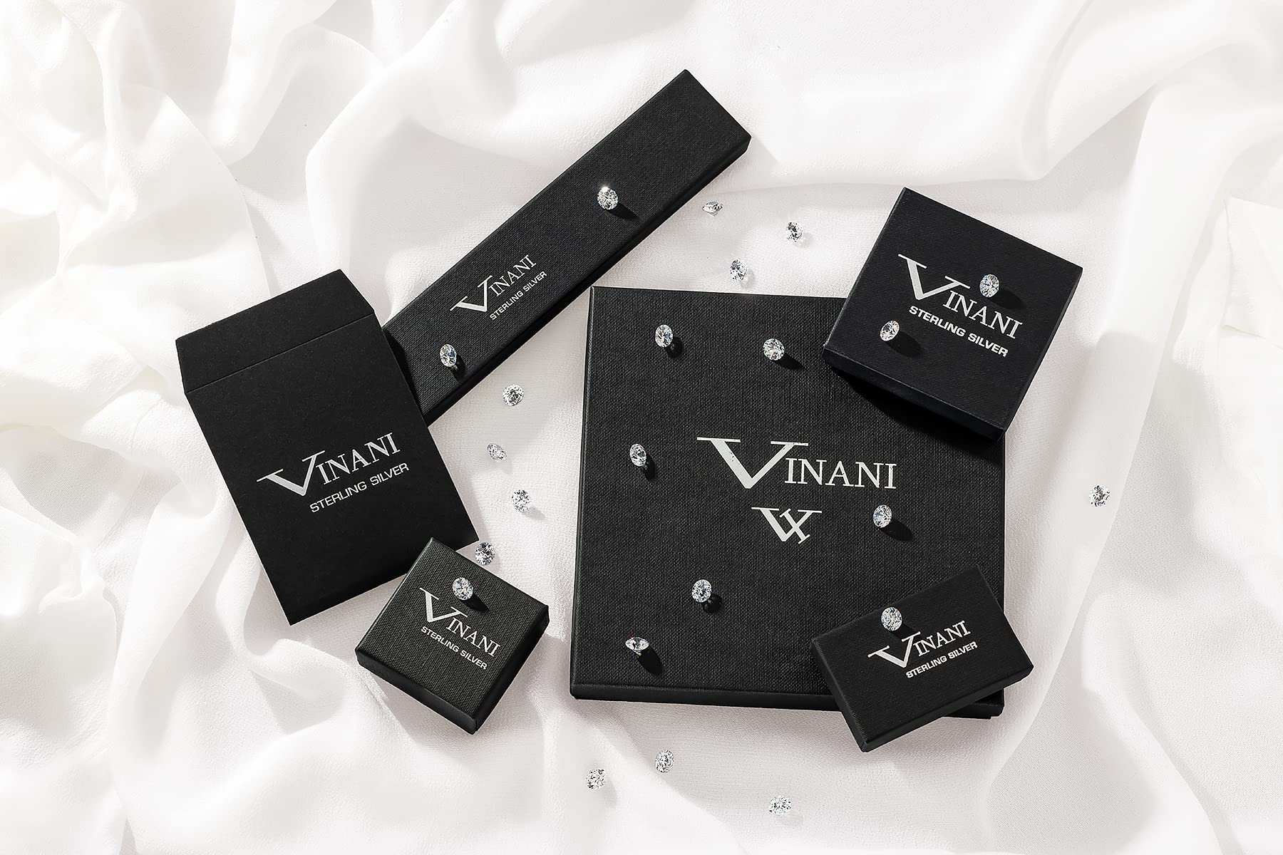 Vinani Damen Armband Fiorentina Design massiv beweglich ovale Glieder Ösen robust glänzend 19,5 cm 925 Sterling Silber aus Italien 2AB5