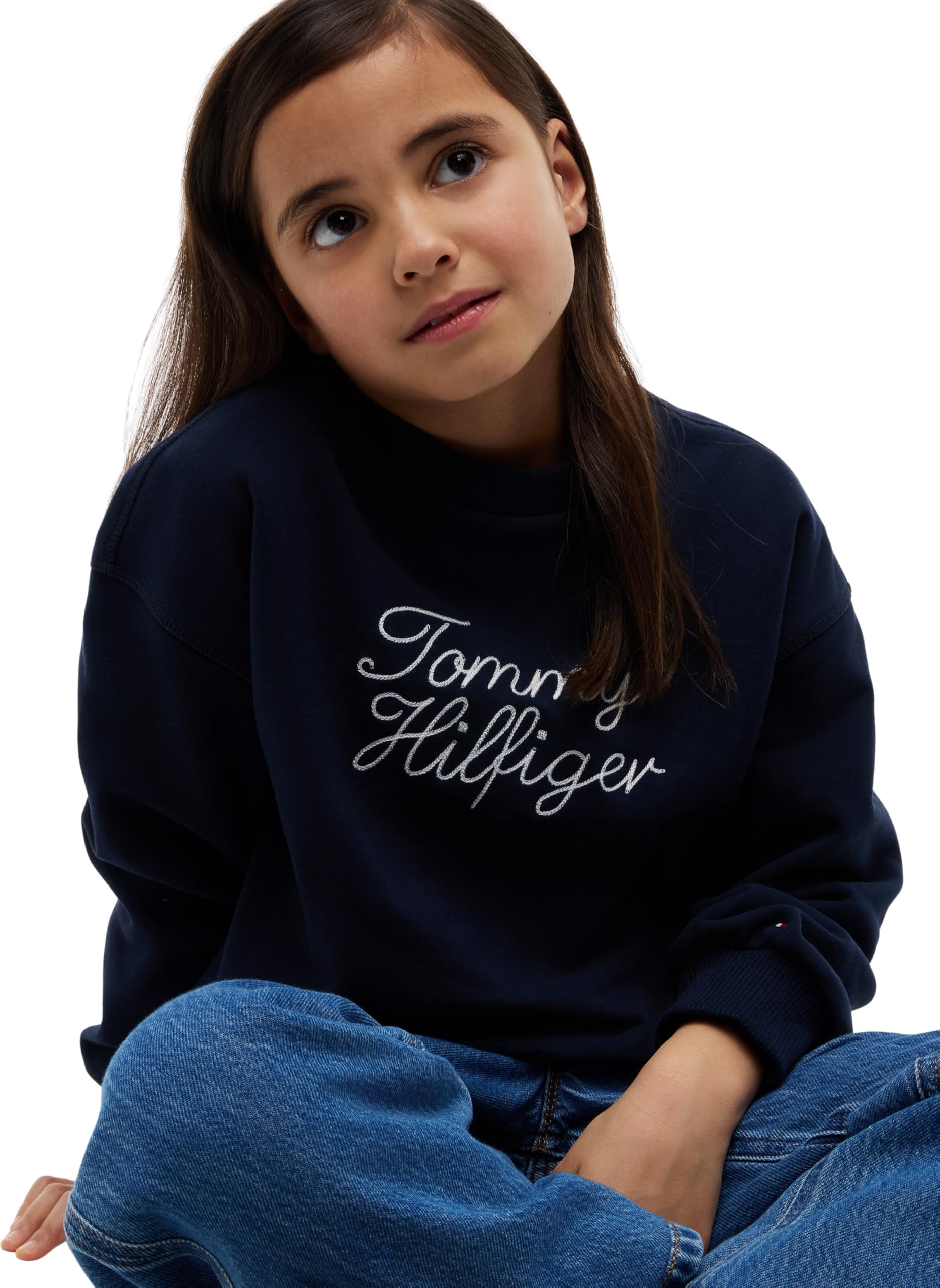 Tommy Hilfiger Tommy Hilfiger Crew Neck Kg0kg09439 Altre Felpe Bambine e Ragazze