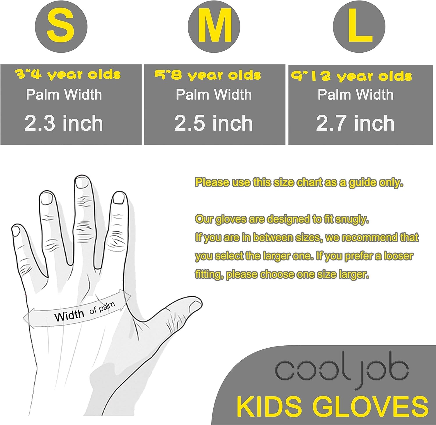 COOLJOB 2 Pairs Gardening Gloves for Adult Medium, 2 Pairs Garden Gloves for Kids Age 9-12 Years Old, Family Pack