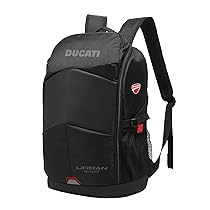 Ducati, Urban Per Bici E Monopattini, Zaino Sportivo Unisex Adulto, Nero, Taglia unica