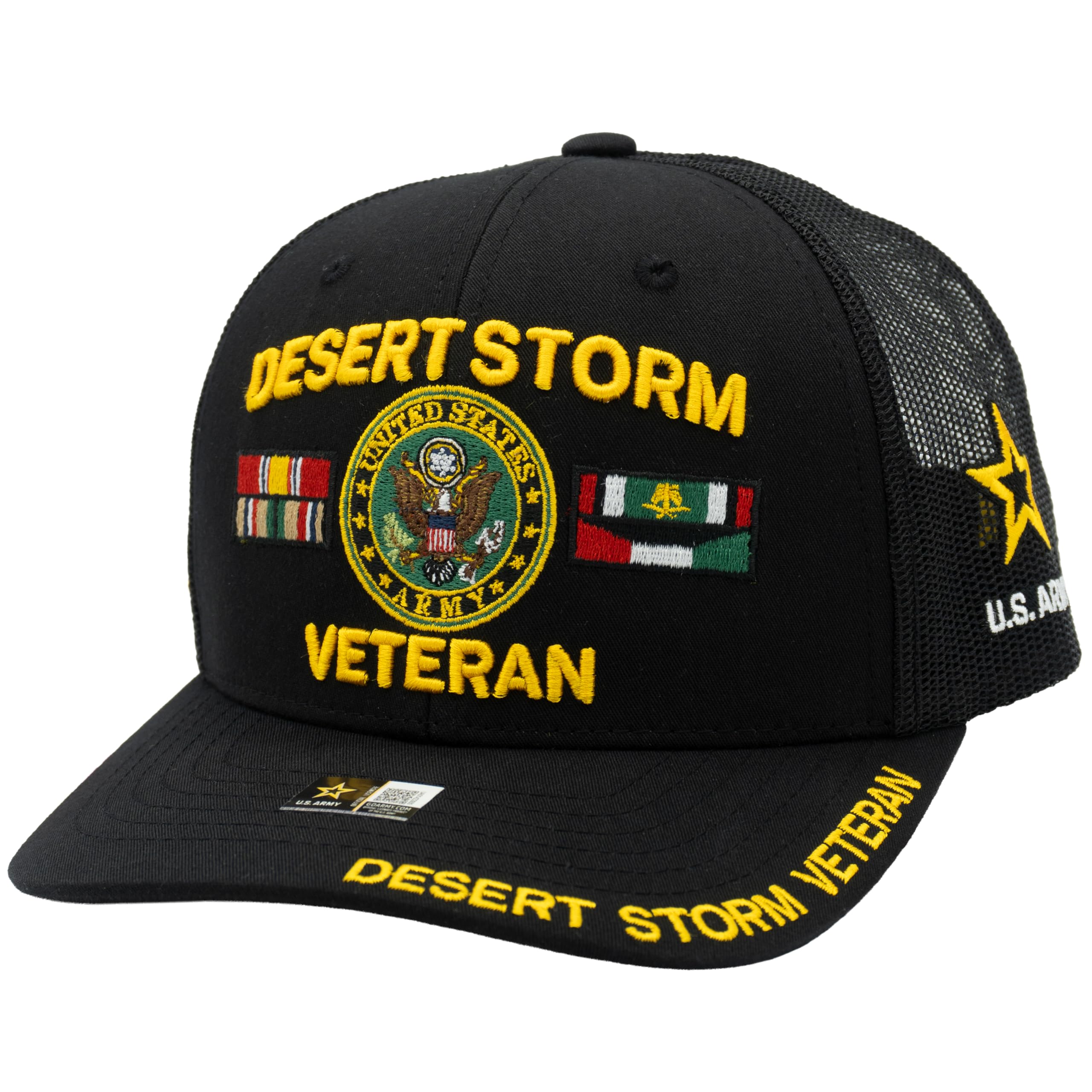 Desert Storm Veteran Hat for Men Official US Army Baseball Cap | Officially Licensed Army…