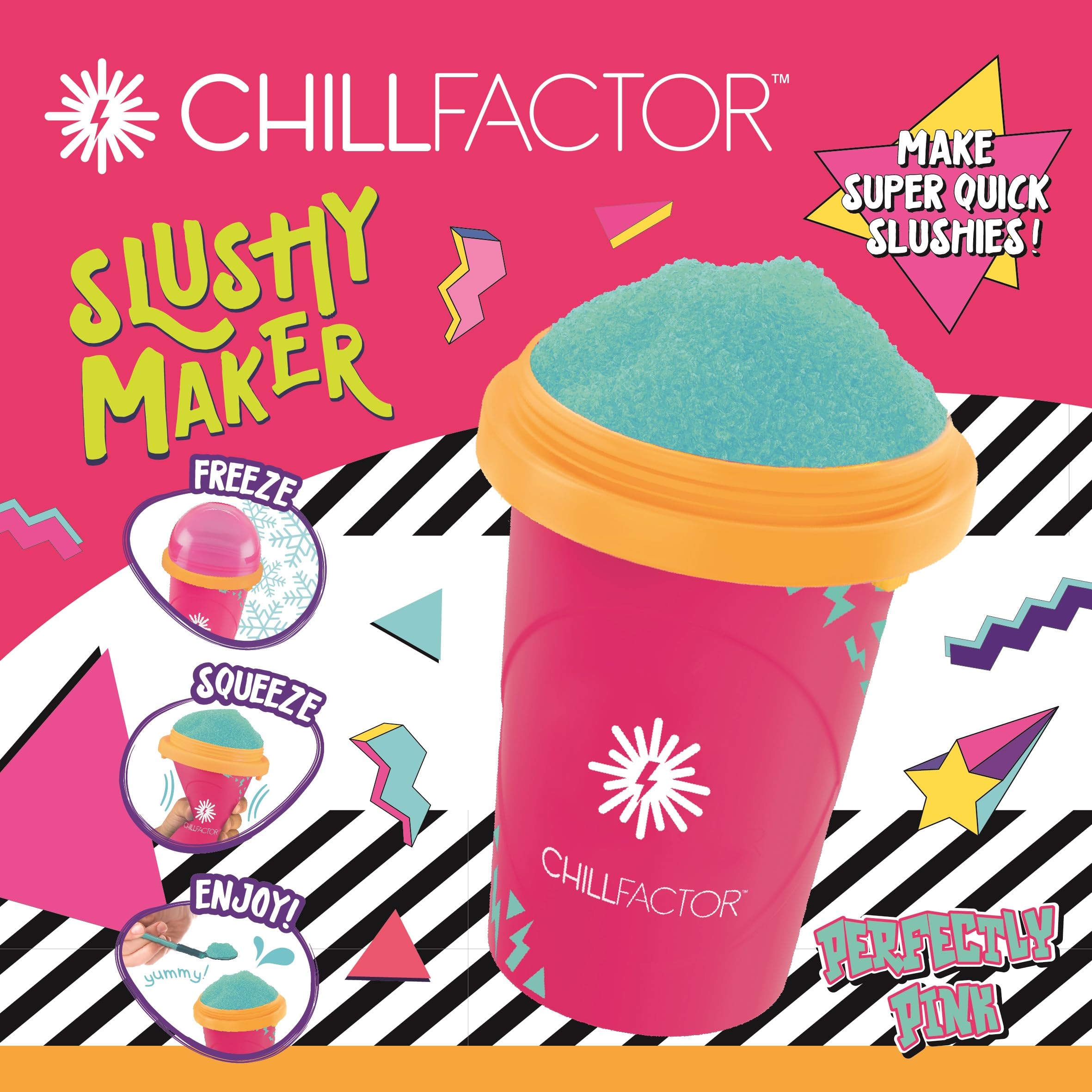 Chill Factor Colour Shock Wiederverwendbare Schmelzschneemaschine, Rosa