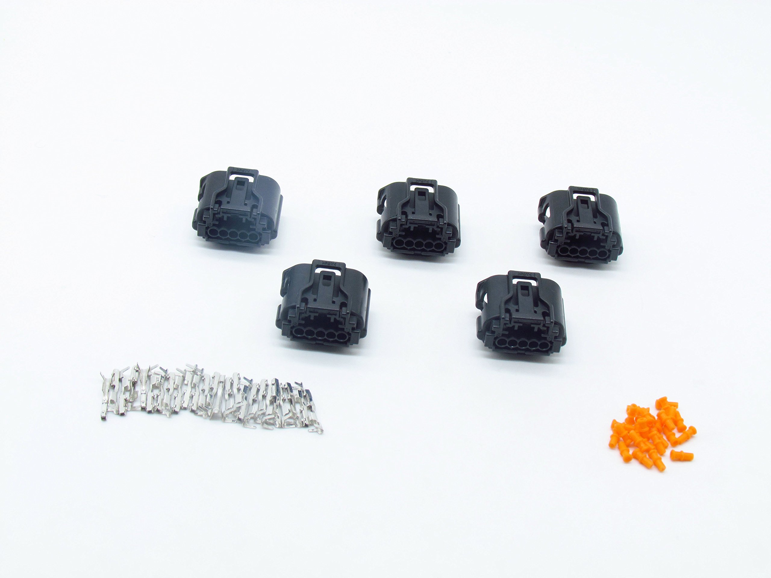 5 set 5 pin way Sumitomo TS Series Maf sensore nero connettore femmina impermeabile auto 6189 – 1046