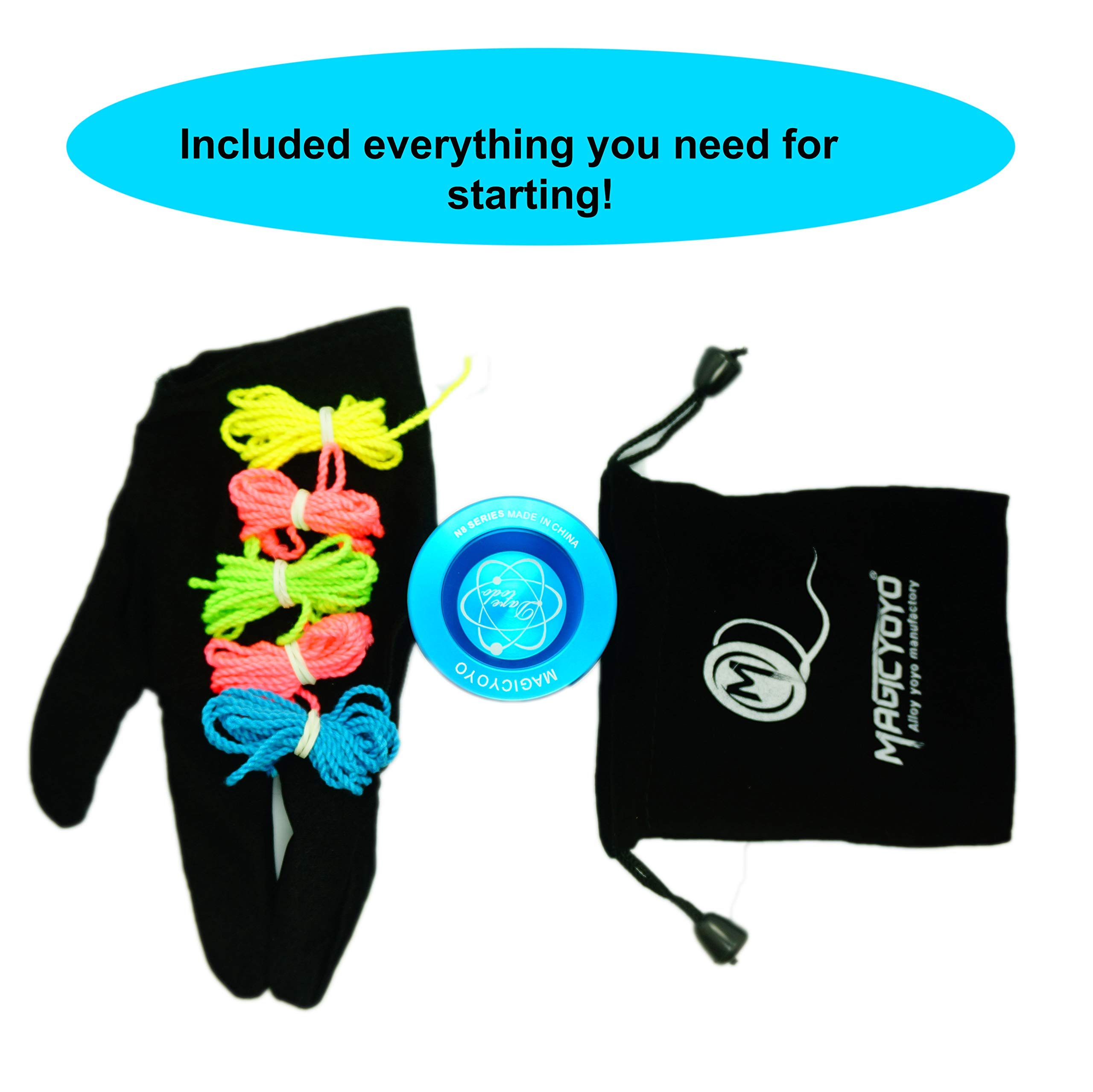 MAGICYOYO Unresponsive Yoyo N8, Dare to Do Professional Yoyo Aluminum