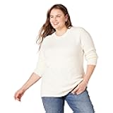 Amazon Essentials Women's Regular-Fit Soft Touch Long-Sleeve Crewneck Sweater
