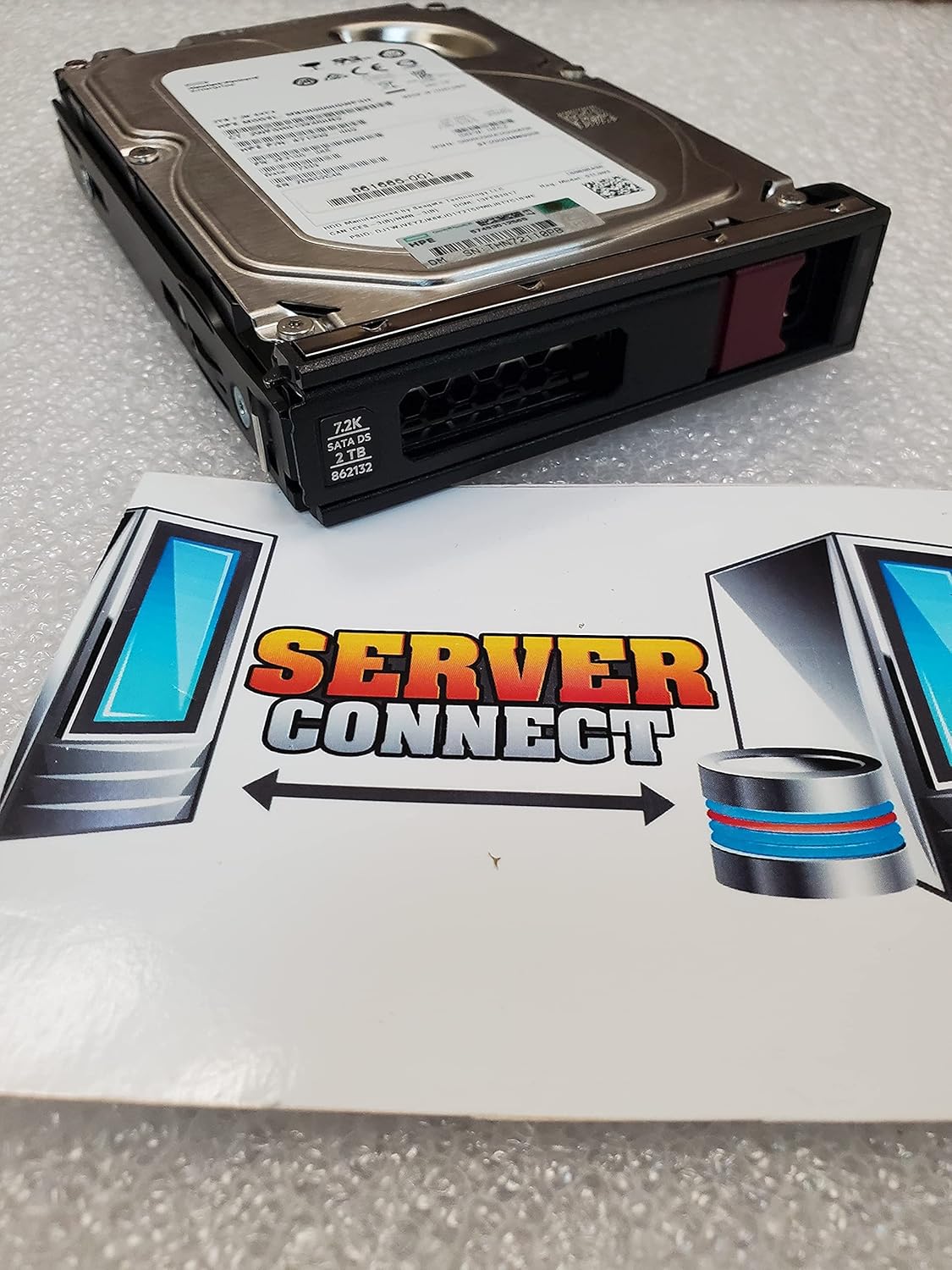 Hpe 862132-001 2TB 7.2K 6G LFF SATA SC LP Hard Drive