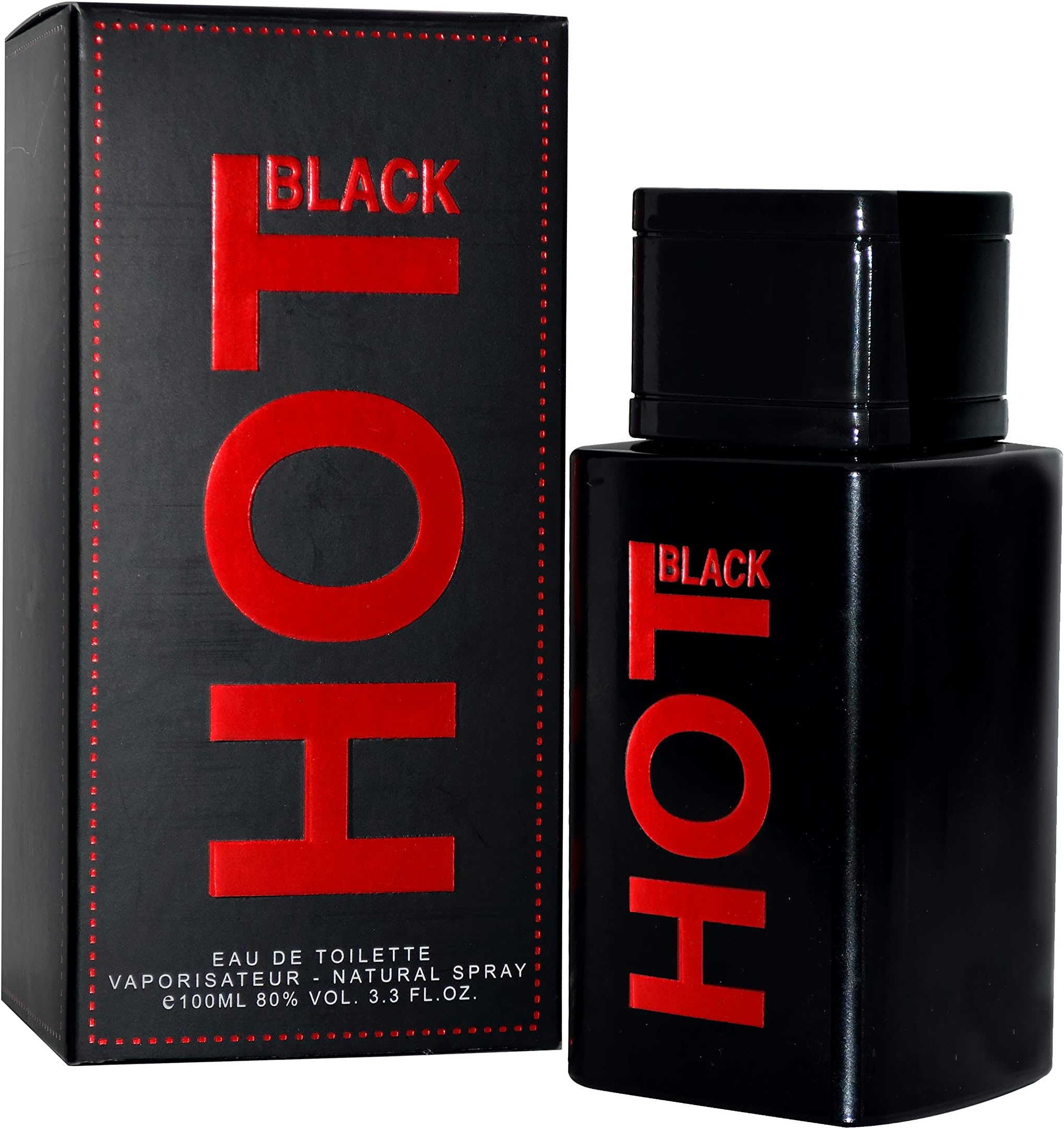 HOT BLACK by Shaikh Saeed Perfumes Eau de Toilette For Men, 100ml