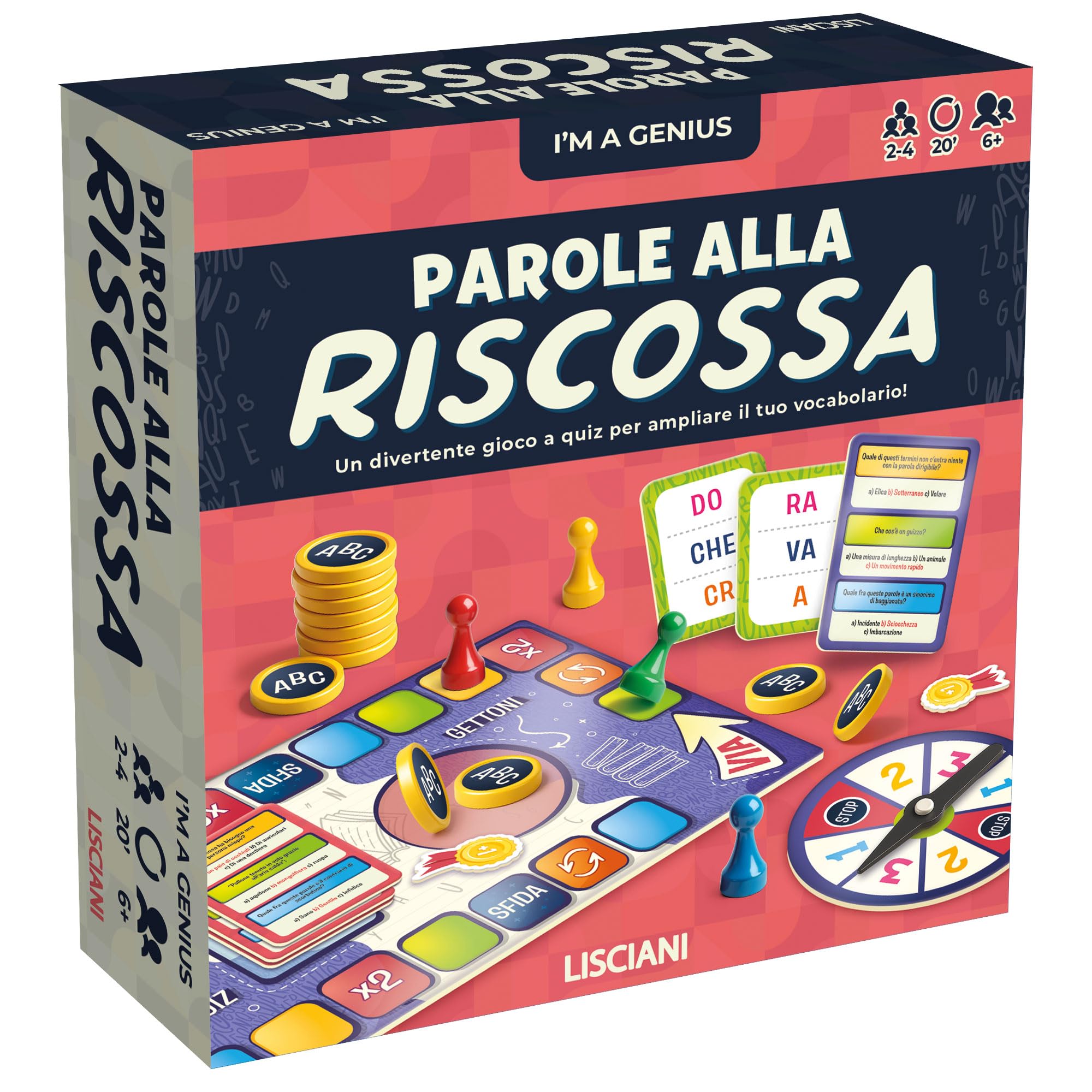 Liscianigiochi 100484 Lisciani Giochi I'm a Genius Ts Vocabolando, Multi-Colour