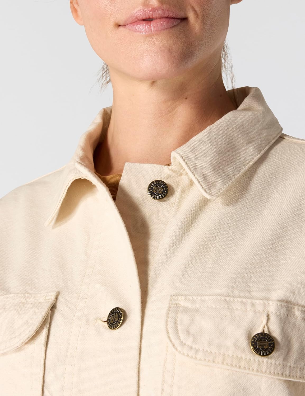 Carhartt womens Rugged Flex Loose Fit Canvas Chore Coat - Image 4