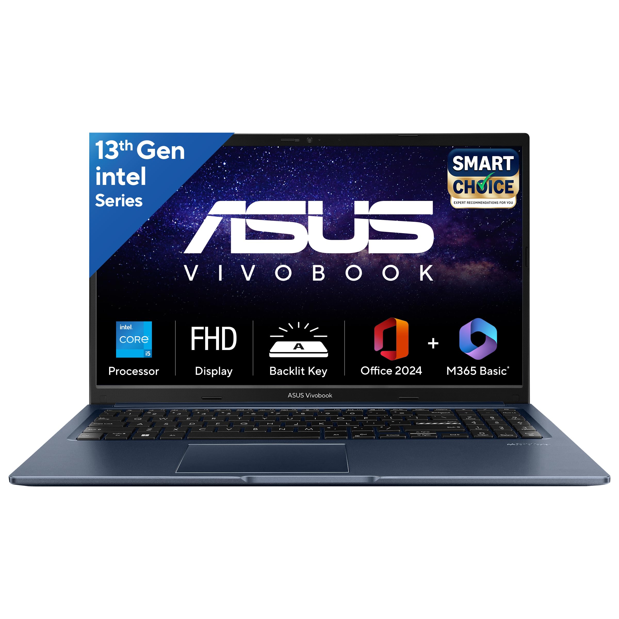 ASUS Vivobook 15,13th Gen,Intel Core i5-13420H(Intel UHD iGPU/16GB