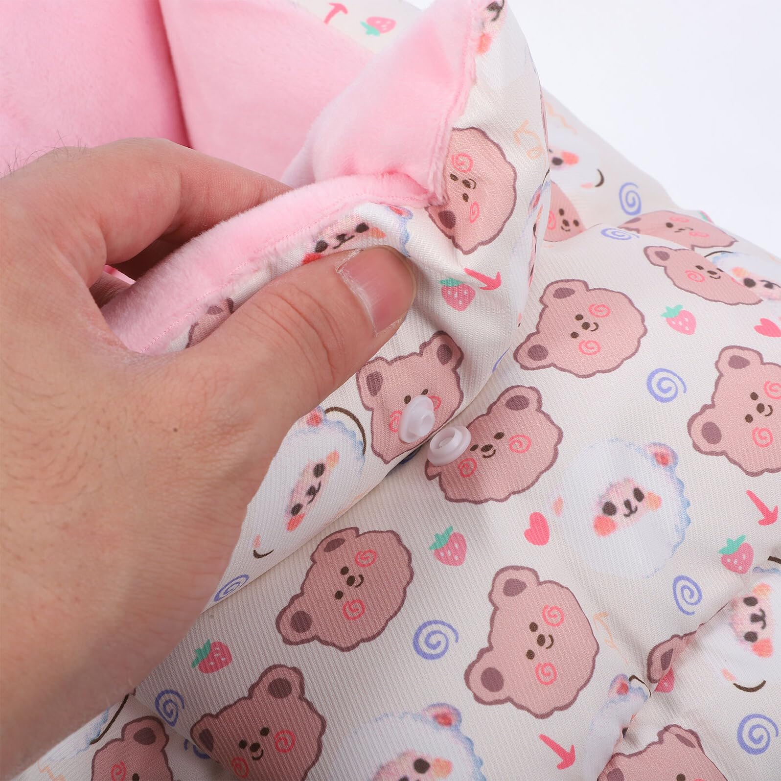 Toyvian Chinchilla-hängematte aus Hochwertigem Material mit Metallhaken zum Einfachen Aufhängen Komfortabel und Atmungsaktiv für Kleine Haustiere zum Schlafen und Spielen