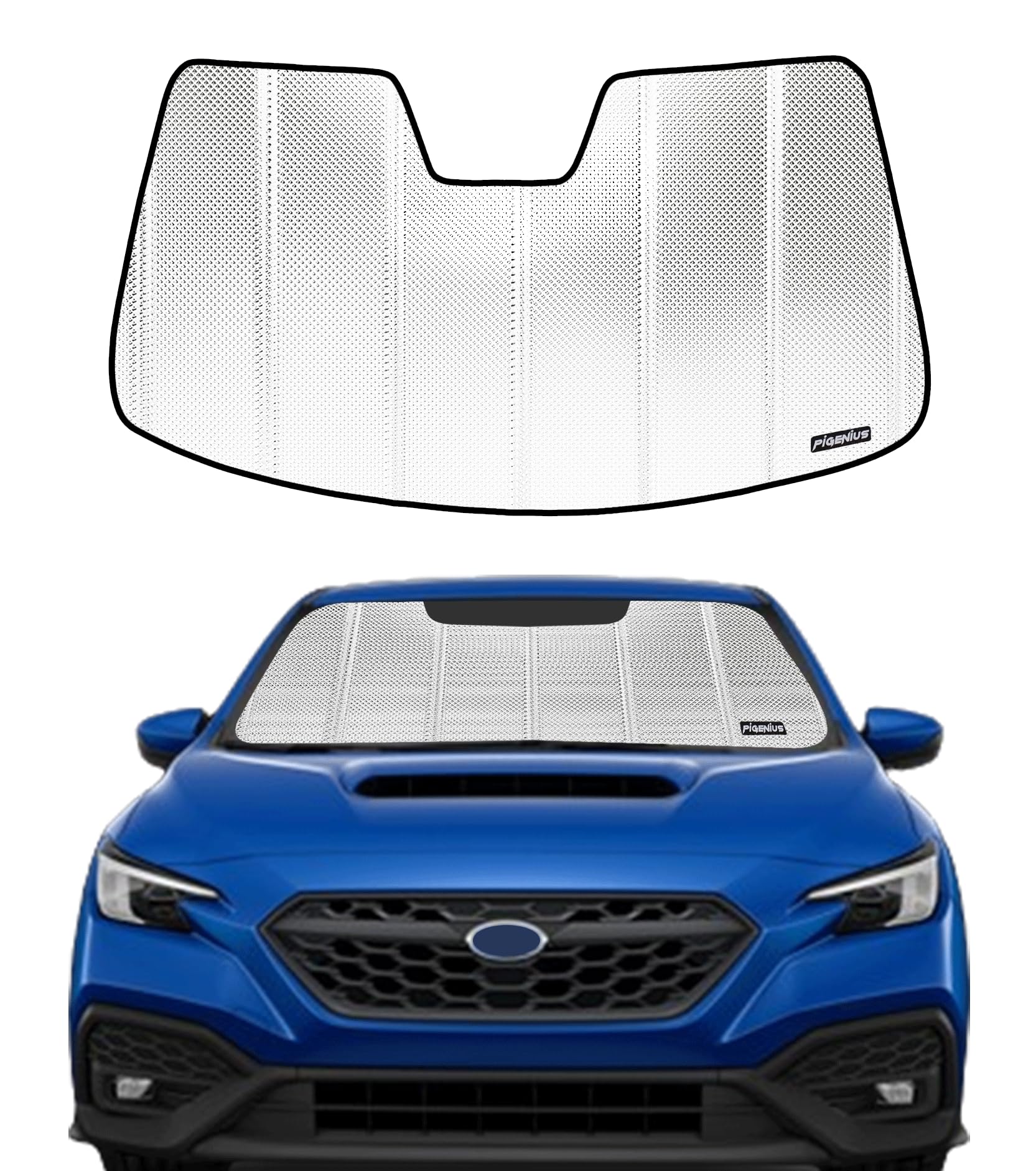 Windshield Sun Shade for 2022-2023 Subaru WRX with Eyesight Driver Assist System Front Window Sunshade. Reflective Rigid Material