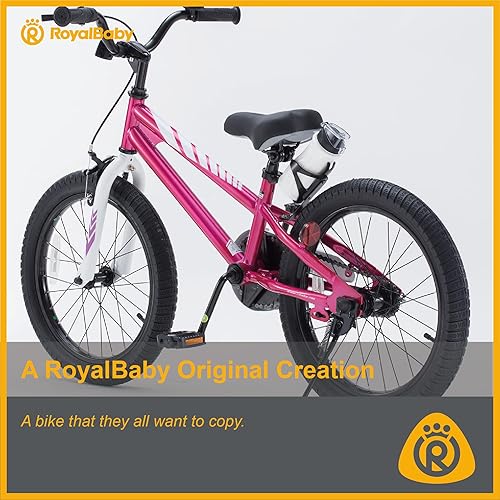 Miniatura 98 de RoyalBaby Kids Bike Freestyle Classic & EZ Balance Pedal Switchable Bicycle, 12 14 16 18 Inch, 3-10 Years Toddler to Big Kids Verde