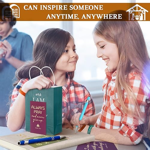 Miniatura 4 de Engrowtic El juego de 84 piezas de regalos de la Biblia cristiana a granel incluye 60 tarjetas de versículos de la Biblia y 24 citas inspiradoras