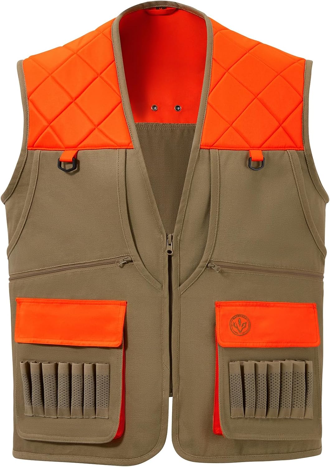 BASSDASH Multi Pockets Upland Field Bird Hunting Vest Water Resistant Rip Stop for Men Women