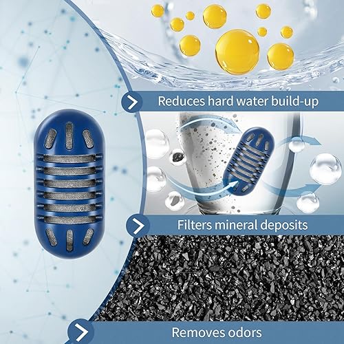 Miniatura 2 de Paquete de 12 cartuchos de desmineralización para humidificador compatibles con HoMedics Total-Comfort Humidificador ultrasónico Desmineralizador