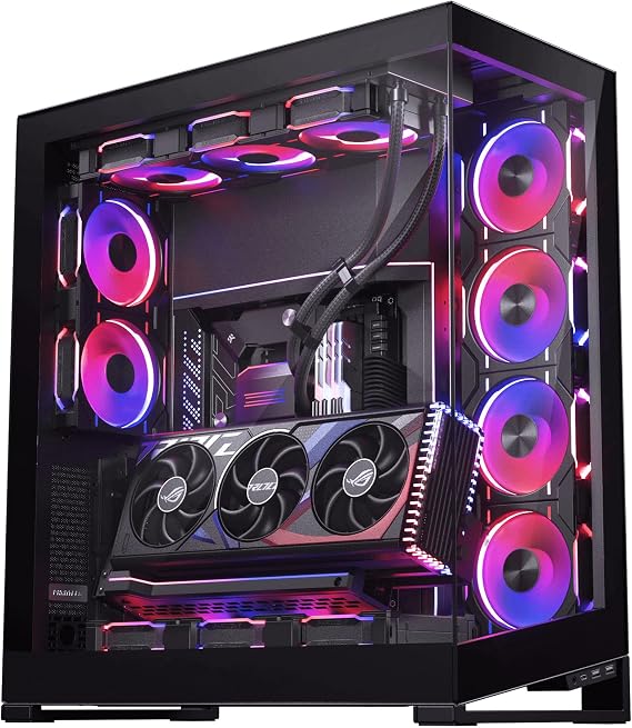 Phanteks Premium Gen5 Vertical GPU Bracket, PCIex16 Gen5, D-RGB Lighting, 220mm (Black)