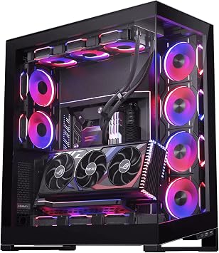 Phanteks Premium Gen5 Vertical GPU Bracket, PCIex16 Gen5, D-RGB Lighting, 220mm (Black)