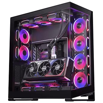 Phanteks Premium Gen5 Dikey GPU Braketi, PCIex16 Gen5, D-RGB Aydınlatma, 220mm, Siyah
