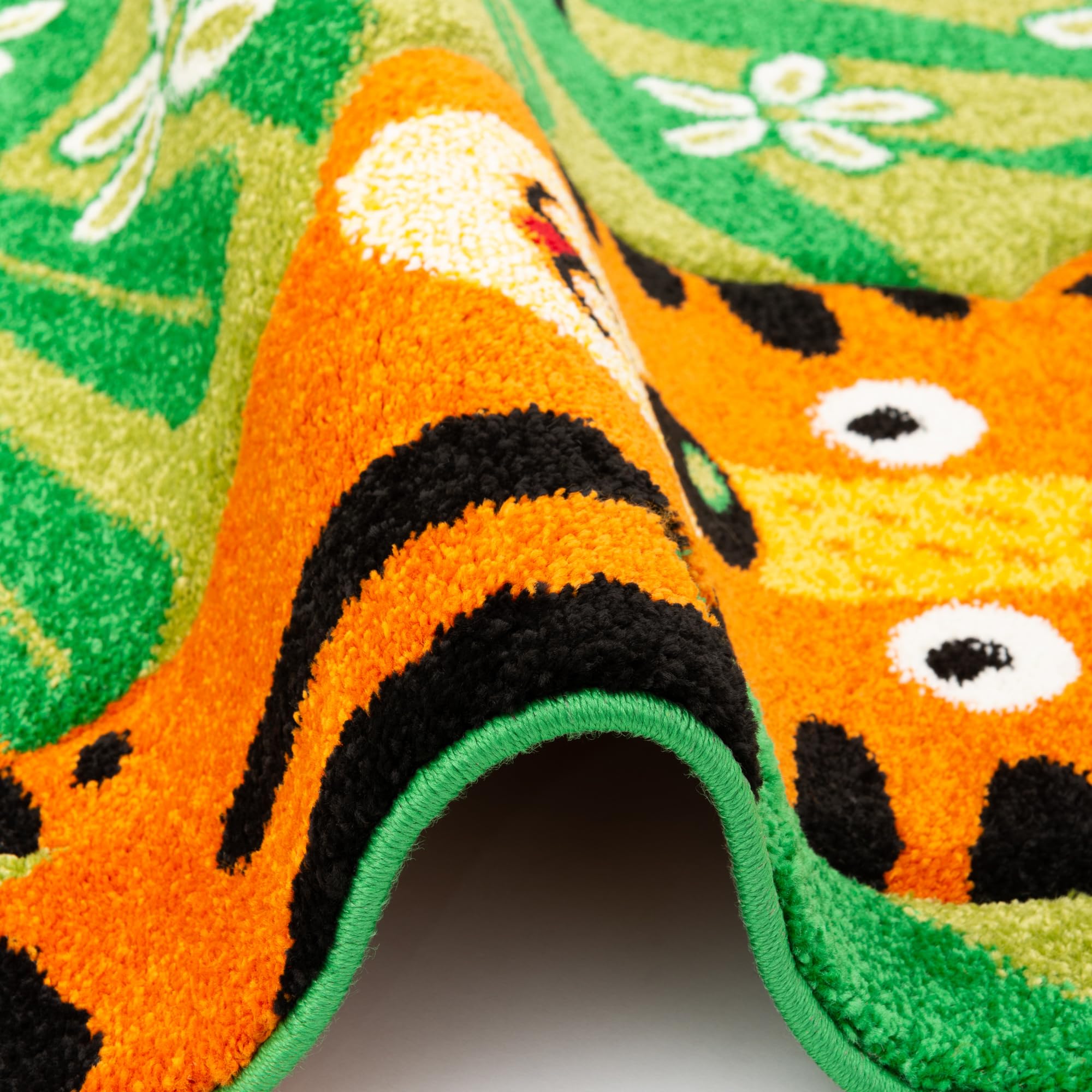 Pergamon Maui Kids - Tapis pour Enfant - Safari Vert - 5 Tailles