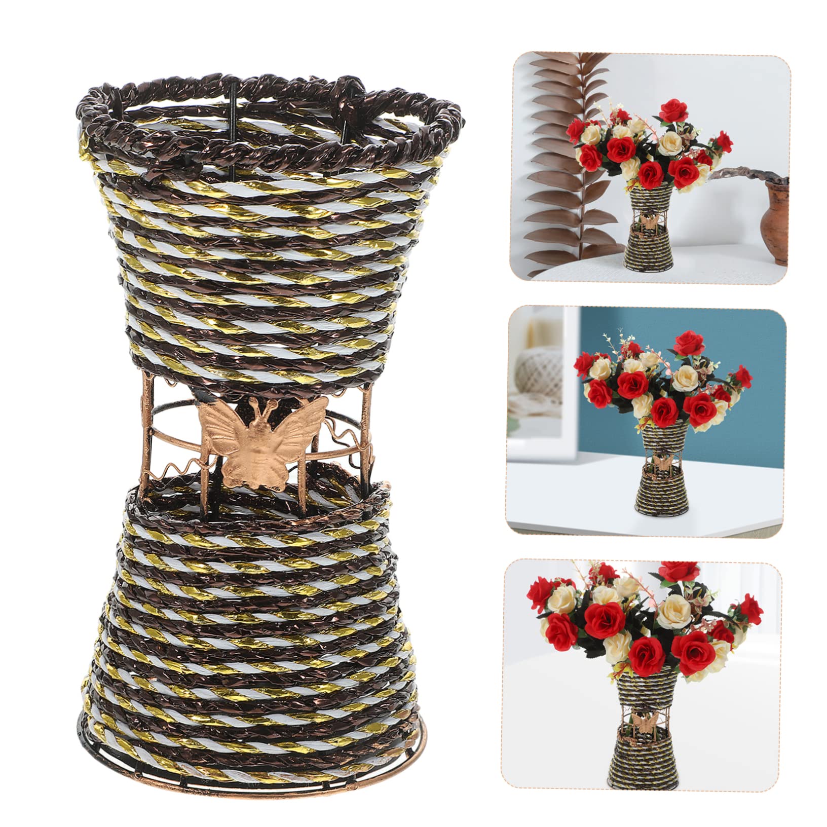 Geflochtener Blumenkorb - Handgefertigt Für Hochzeit & Dekoration