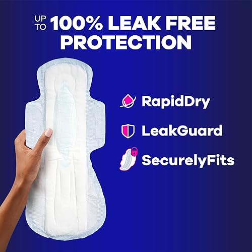 Miniatura 2 de Always Maxi Overnight Pads con alas, talla 5, extra pesado durante la noche, sin perfume, 72 unidades