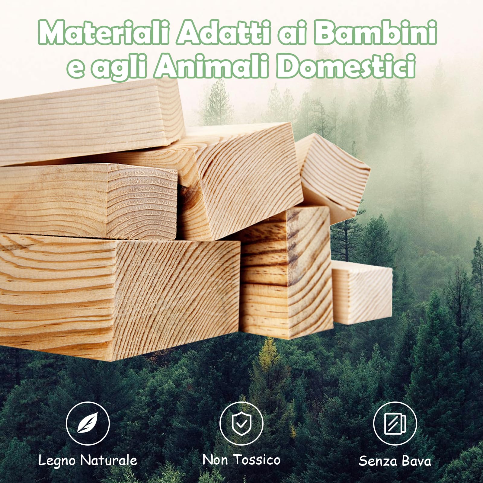 RELAX4LIFE Set Tavolo e 2 Sedie per Bambini, con Lavagna a Doppia Faccia e Spazio per Giocattoli, Tavolino Multiattività in Legno con 2 Sedie per Bambini da 3-6 Anni, per Cameretta (Naturale)