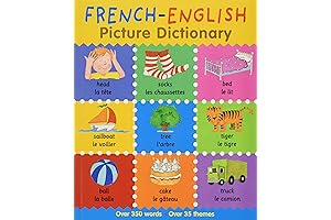 French-English Picture Dictionary: Learn French for Kids