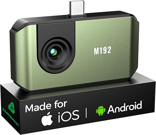 AMPBANK M192 Caméra Thermique pour iPhone Android iPad, 3…