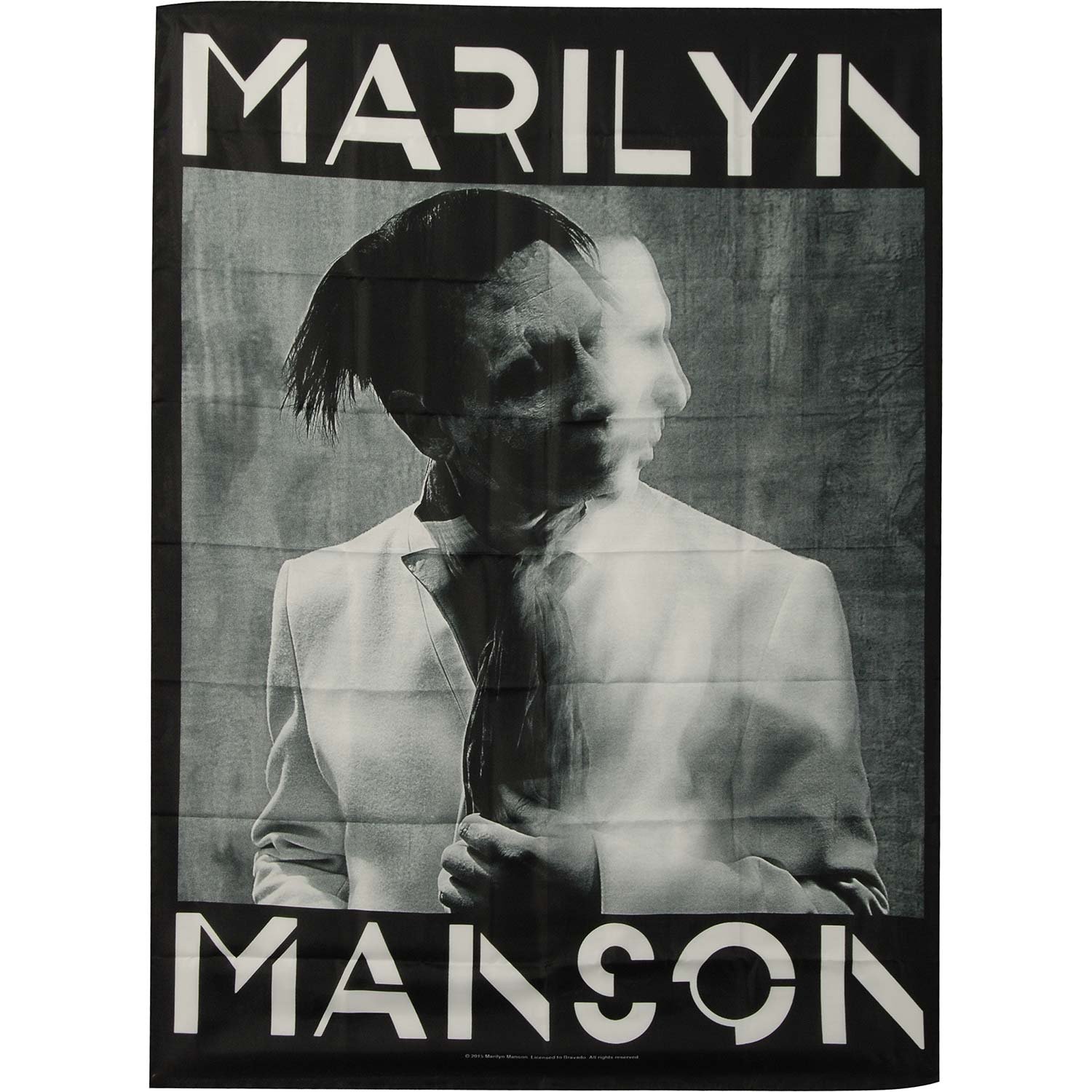 Marilyn Manson Black Yasirona Poster Flag - Music Poster - 30 X 40 Inches - Dormitory