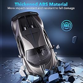 MIEBELY Remote Control Car, Bugatti Divo 1/16 Scale Rc Cars 12Km/h, 2.4Ghz Licensed Model Car 7.4V 500mAh Toy Car Headlight for Adults Boys Girls Age 6-12 Years Birthday Ideas Gift