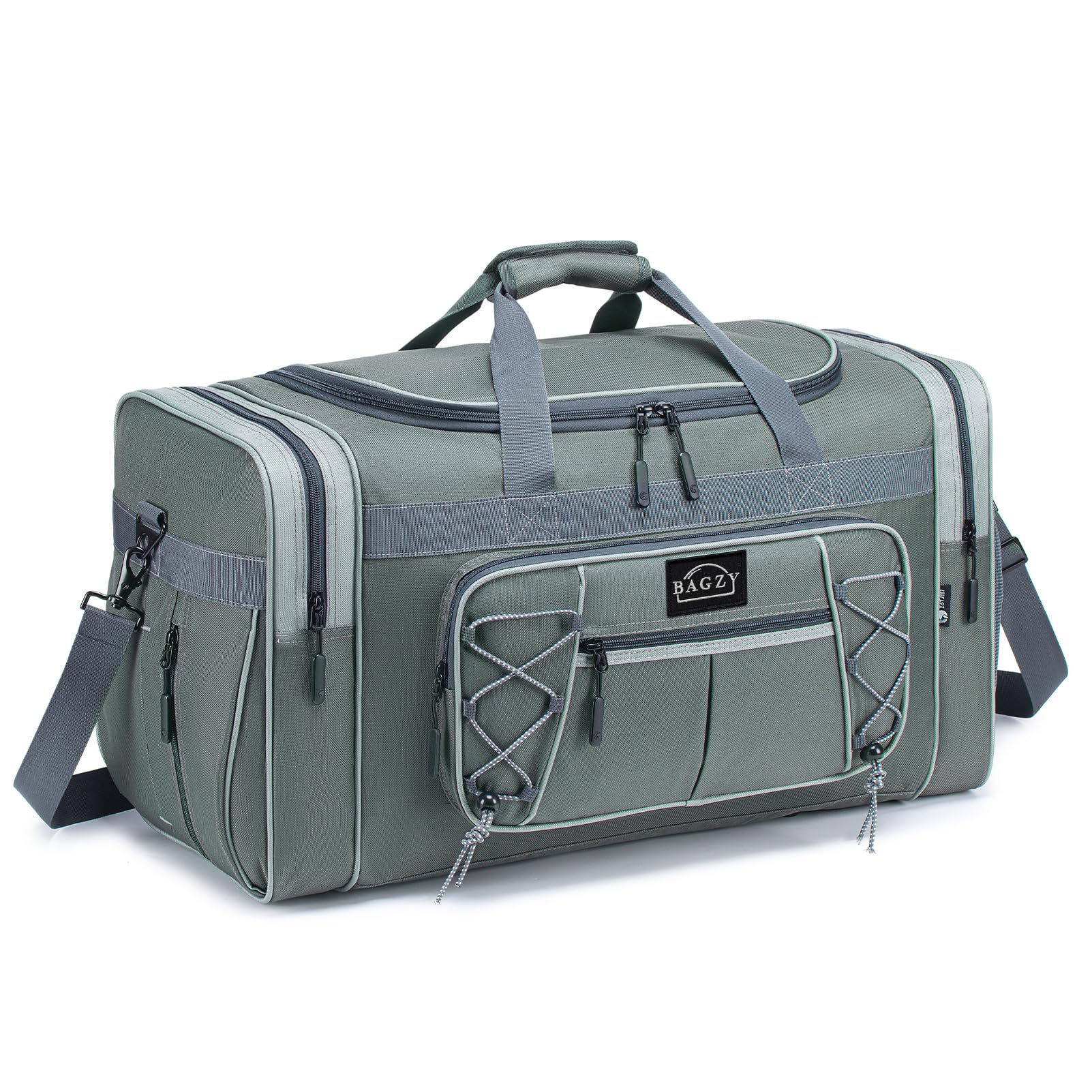 BAGZY Reisetasche 70 Liter Groß Sporttasche Herren Damen wasserdichte Handgepäck Koffer Cabin Holdall Bag Weekender Travel Duffle Bag Handtasche Reisetaschen für Gym Camping Reisen Urlaub
