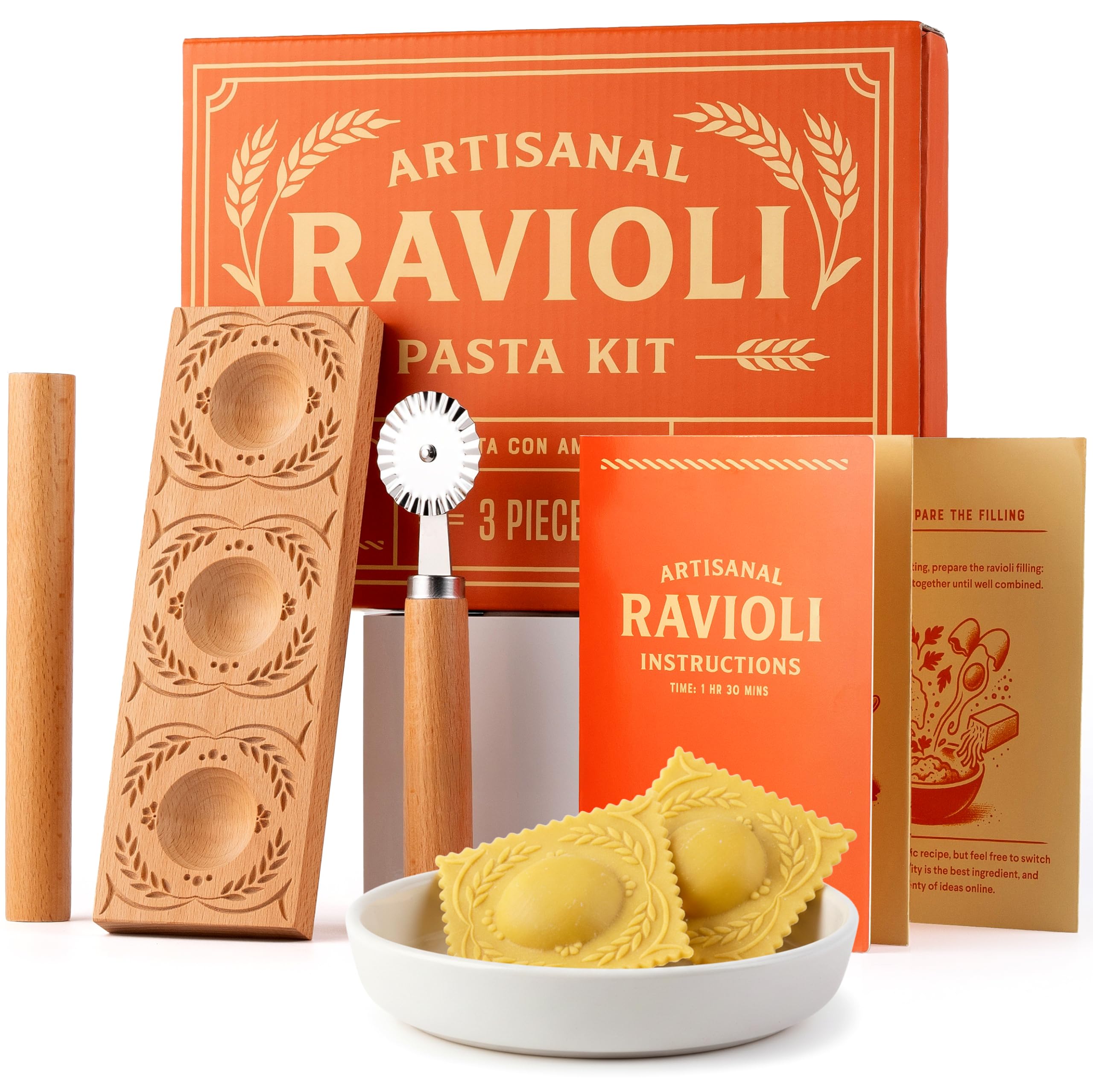 Cooking Gift Set Co. Artisanal Ravioli Maker Press