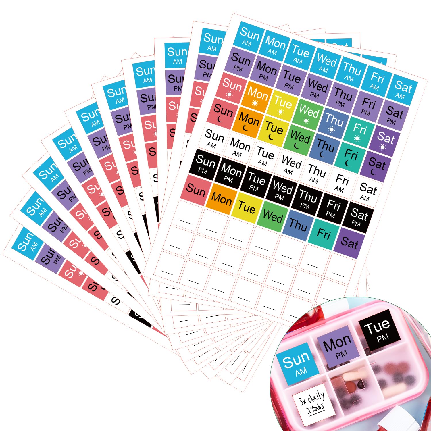Medication File Sticker Snapklik.com : CAPHONT 700 Pcs Medicine Labels Stickers For Pill ...