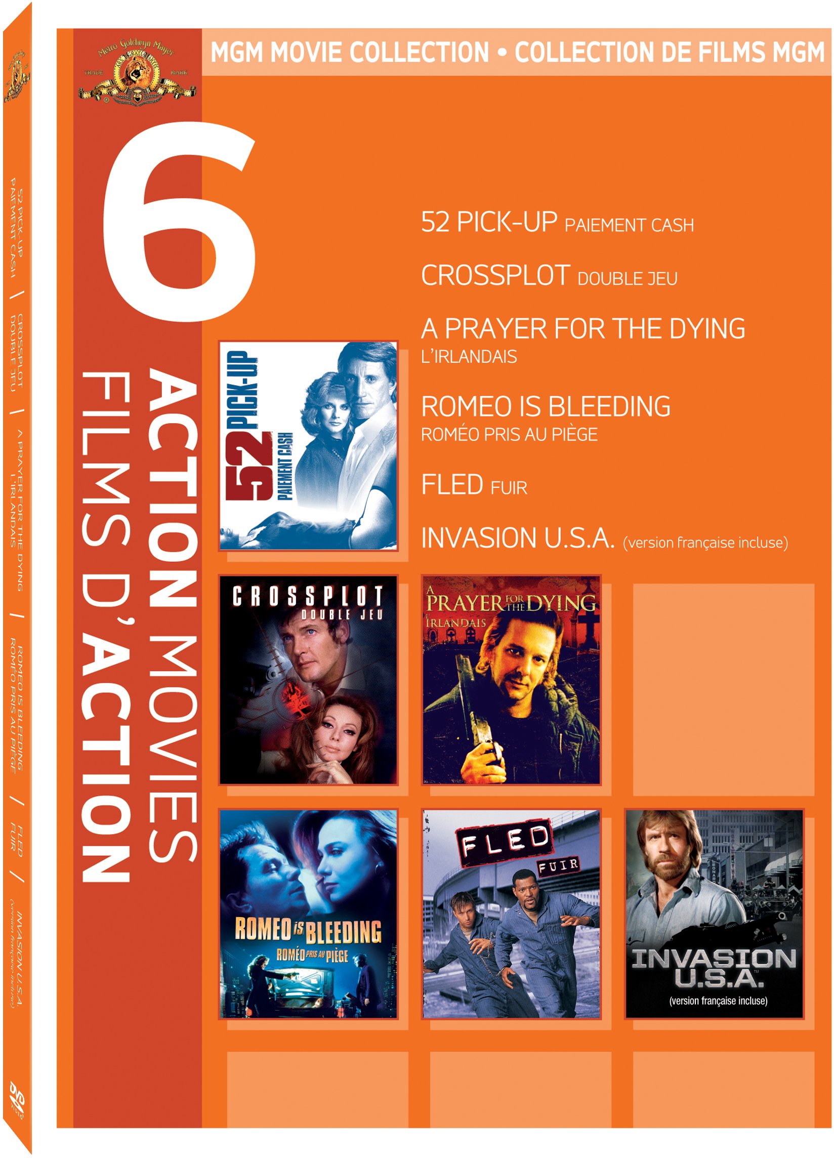 52 Pick-Up,Crossplot,Prayer For The Dying,Romeo Is Bleeding,Fled,Invasion Usa [DVD]