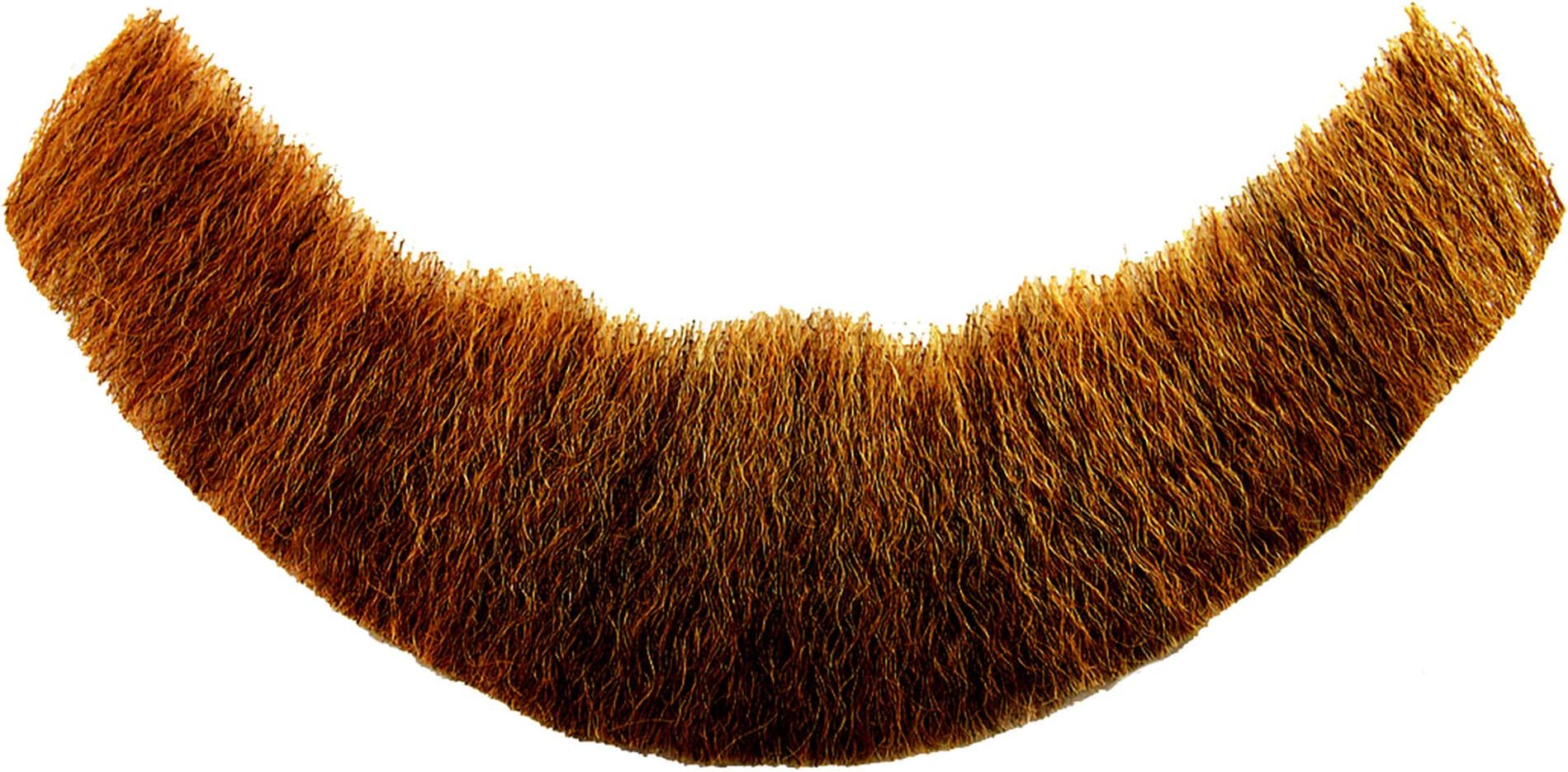 - Professional Human Hair Laced Back Full Faced Beard (brown)
