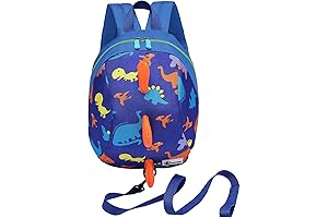 DB Dinosaur Toddler Mini Backpack with Leash for Kids