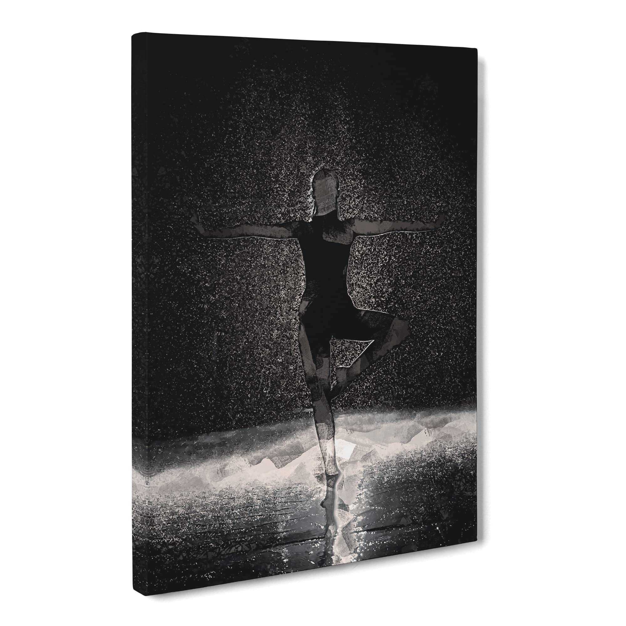 Dancing In The Rain Canvas Print, Mixed, 25L x 50W cm