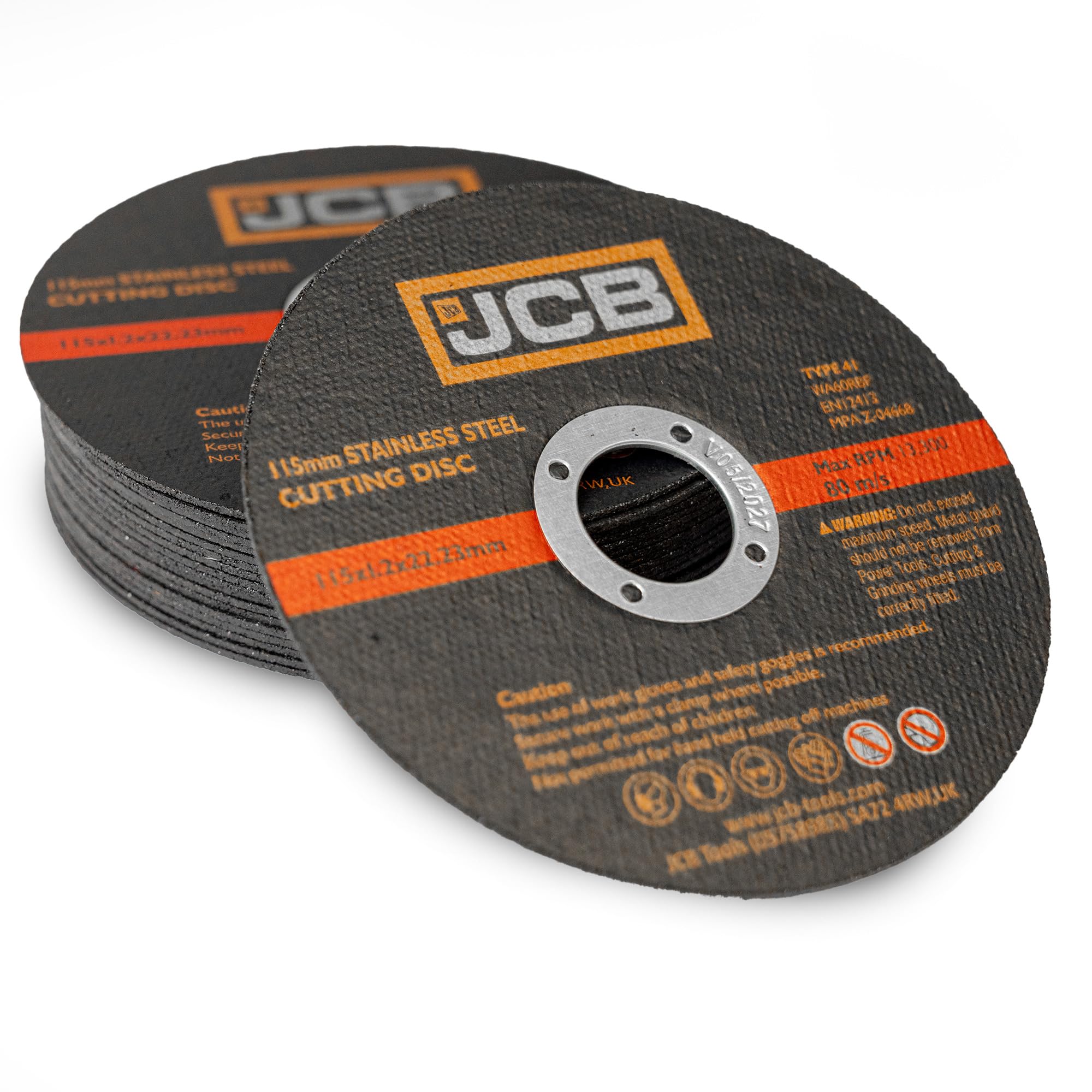 B&Q -  Metal Cutting Discs 115mm (4 1/2'') X 1.2 X 22.23mm20 Pack  -Sscut115-1.2-20Pk
